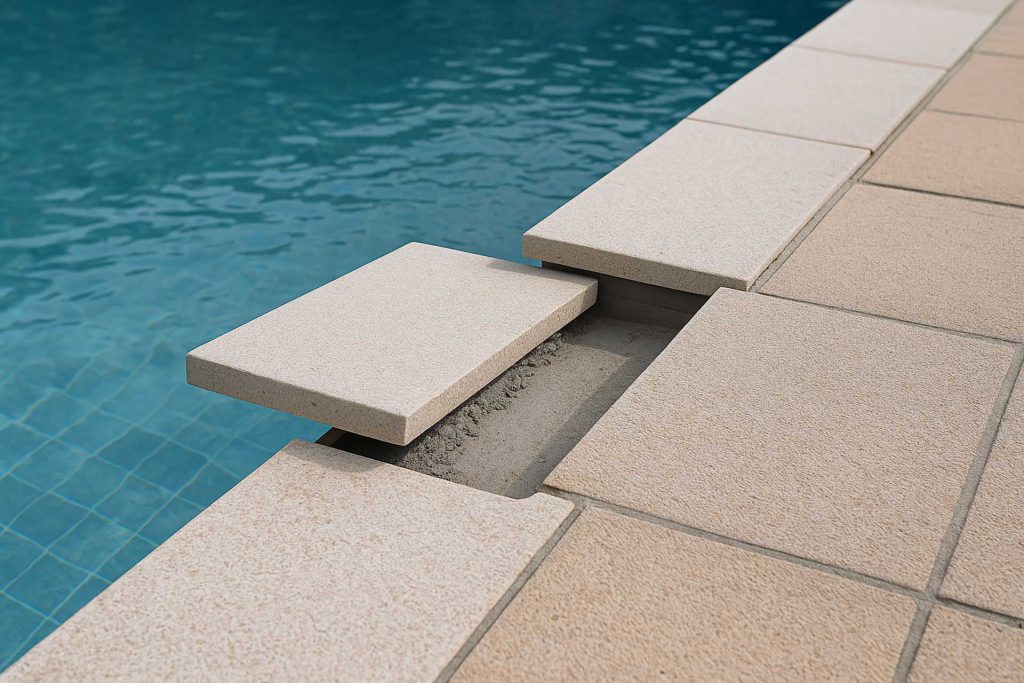 Margelle piscine décollée : que faire ? Causes et solutions