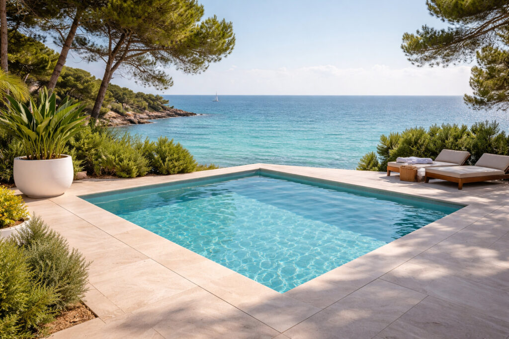 Margelles piscine en bord de mer : quels matériaux choisir et pourquoi ?